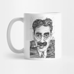 GROUCHO MARX ink portrait .2 Mug